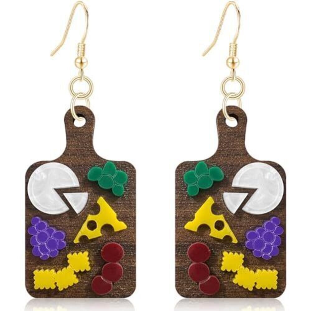8922 Handmade Bohemian Tribal Vintage Natural Wooden Chopping Board Dangle